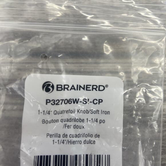 1-1/4” Quatrefoil Knob/soft Iron Bouton Lot Of 5 {HH} - Picture 10 of 10